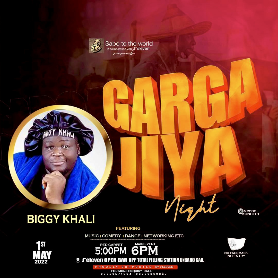 Biggy is set to perform at GARGA JIYA (night)