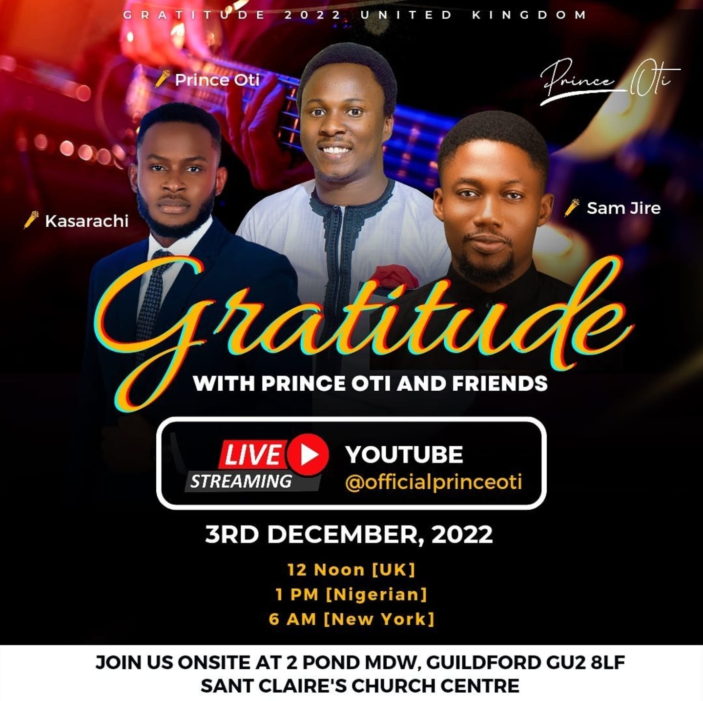 Gratitude 2022 with Prince Oti